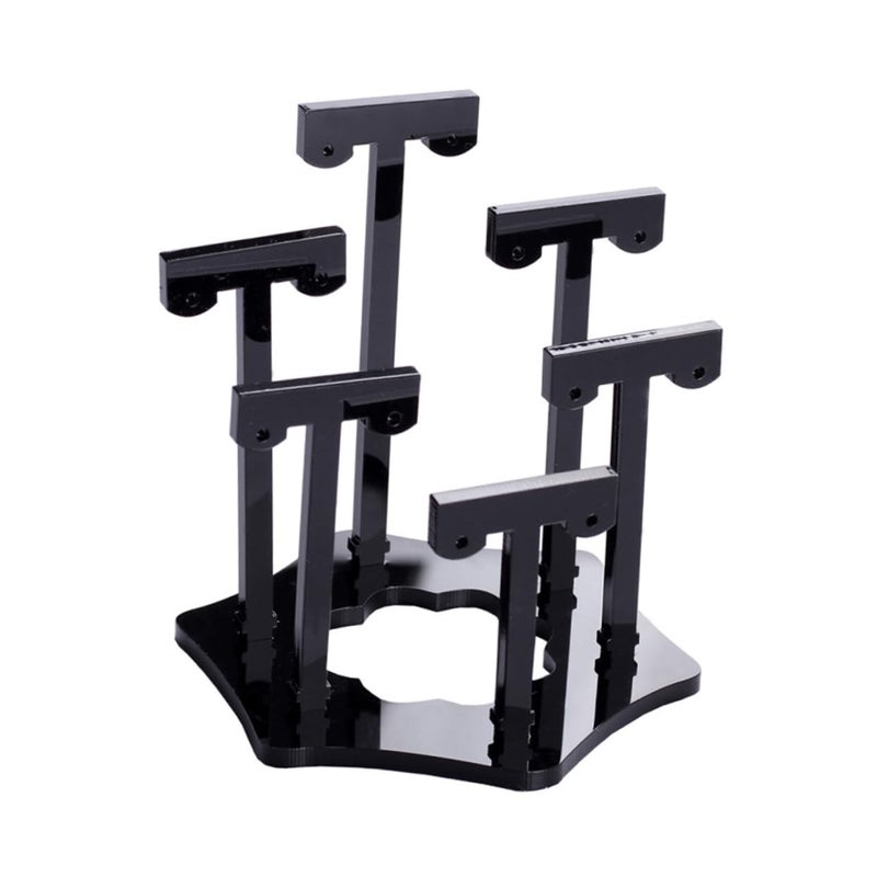 Black Jewelry Display Stand Earring Holder Organizer Rack - Image 2