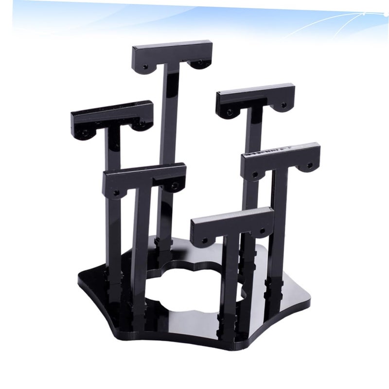 Black Jewelry Display Stand Earring Holder Organizer Rack - Image 3