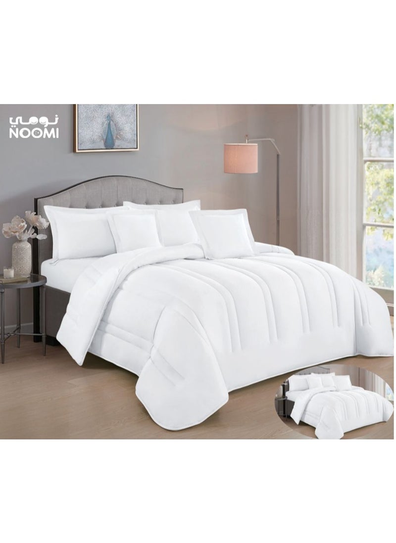 نومي طقم مفرش لحاف مكون من 6 قطع مايكروفايبر  250x230 سم 
