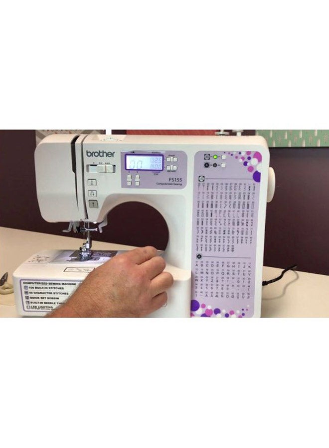 brother FS155 Computerized Sewing Machine White/Pink - Image 3