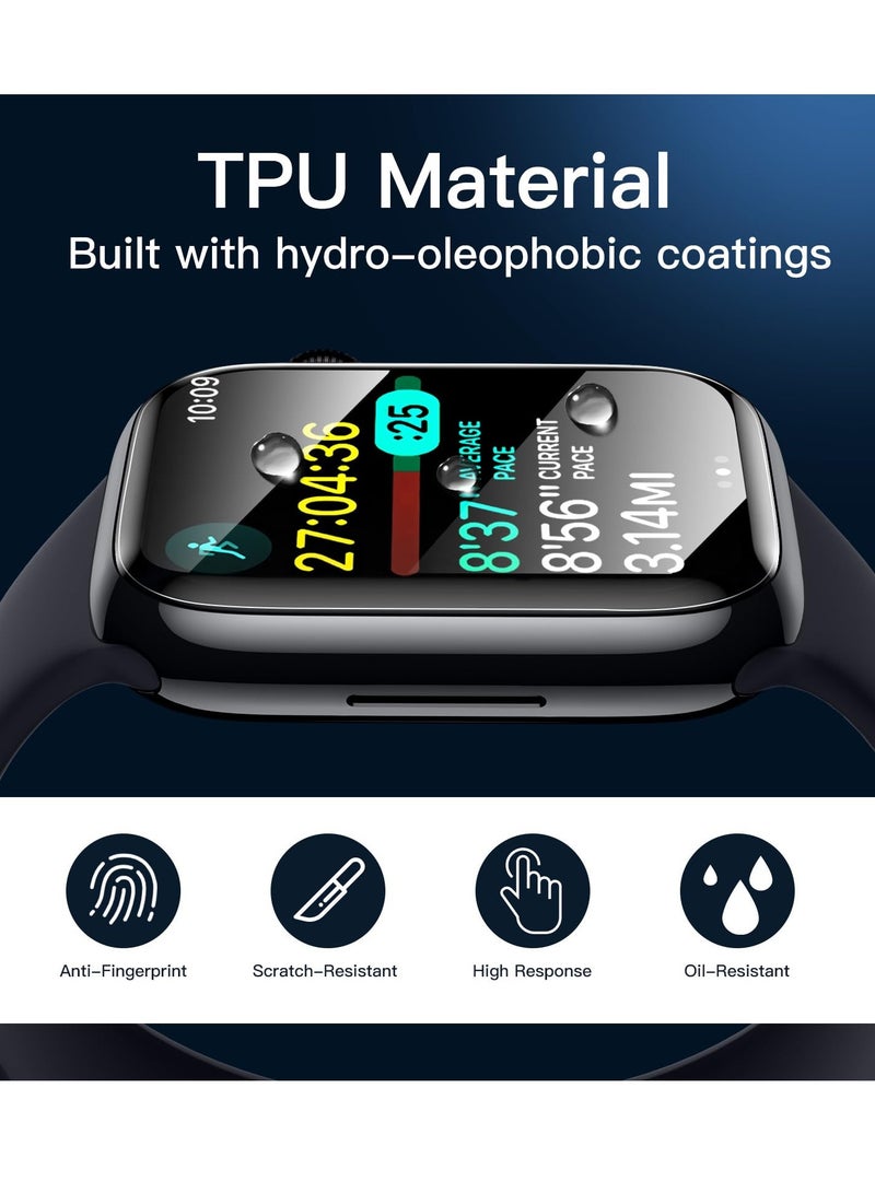 phomemo Screen Protector for Apple Watch Series 10 46mm, Self-Healing Flexible TPU Film, Anti-Scratch HD Clear, 3-Pack - Image 5
