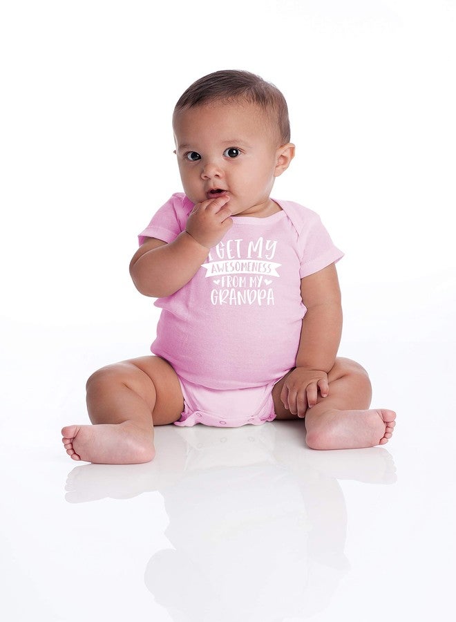 Funnwear ورثتُ روعتي من جدي - بدلة أطفال مرحة - ملابس أطفال حديثي الولادة (حديثي الولادة، وردي) - Image 5