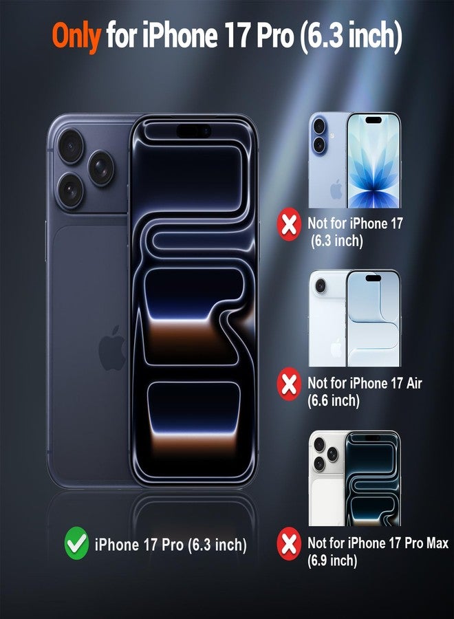 استلق جراب SUPFINE المغناطيسي لهاتف iPhone 17 Pro (متوافق مع MagSafe) (حماية فائقة ضد السقوط بمعايير عسكرية) (حماية للكاميرا) غطاء هاتف شفاف غير لامع مقاوم للصدمات، بنفسجي داكن - Image 2
