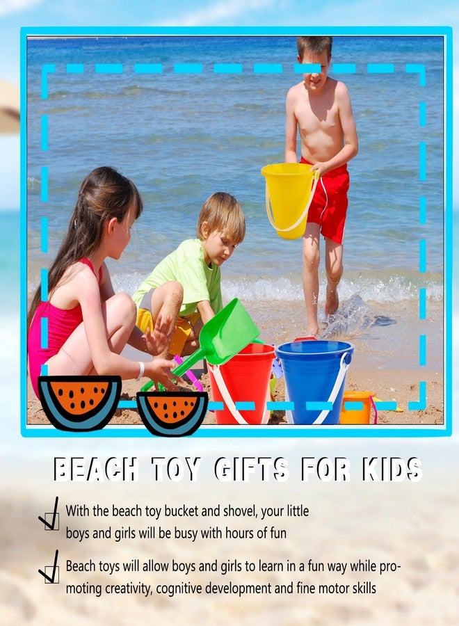 Feradny 40 Pack Beach Bucket and Shovel Set Mini Plastic Buckets Sand Shovel Sand Pail Bulk for Kids Summer Seaside Beach Pool Party - Image 5
