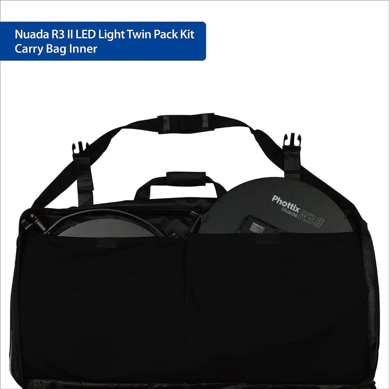 Phottix Nuada R3 II LED Light Twin Set Kit - Black - Image 4