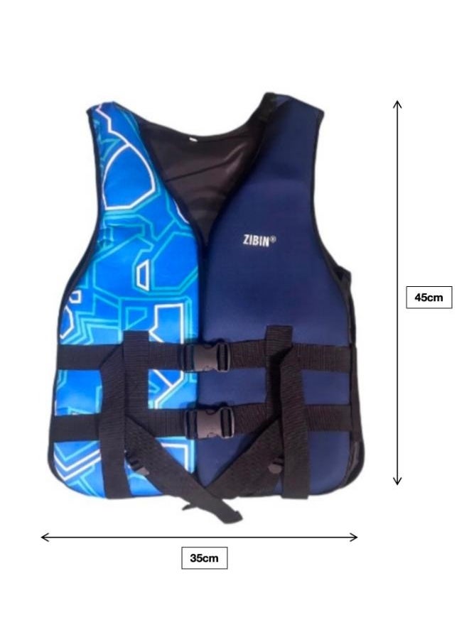 Generic Children's Life Jacket with Adjustable Straps, Whistle, and Enhanced Buoyancy for Kayaking, Boating, and Water Sports  - Image 2