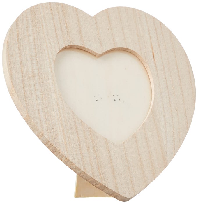175 X 175 CM HEART WOODEN FRAME BEIGE