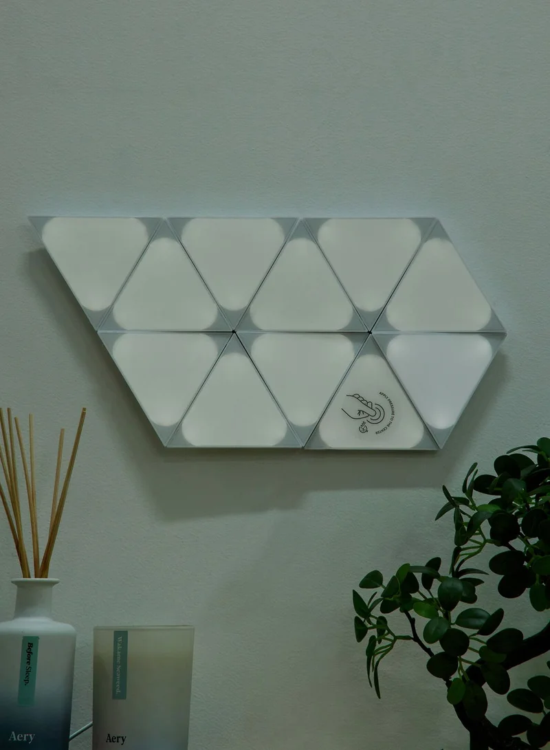 Nanoleaf Nanoleaf Shapes - Triangles Mini - White - 10 Pack - Global - Panels Only