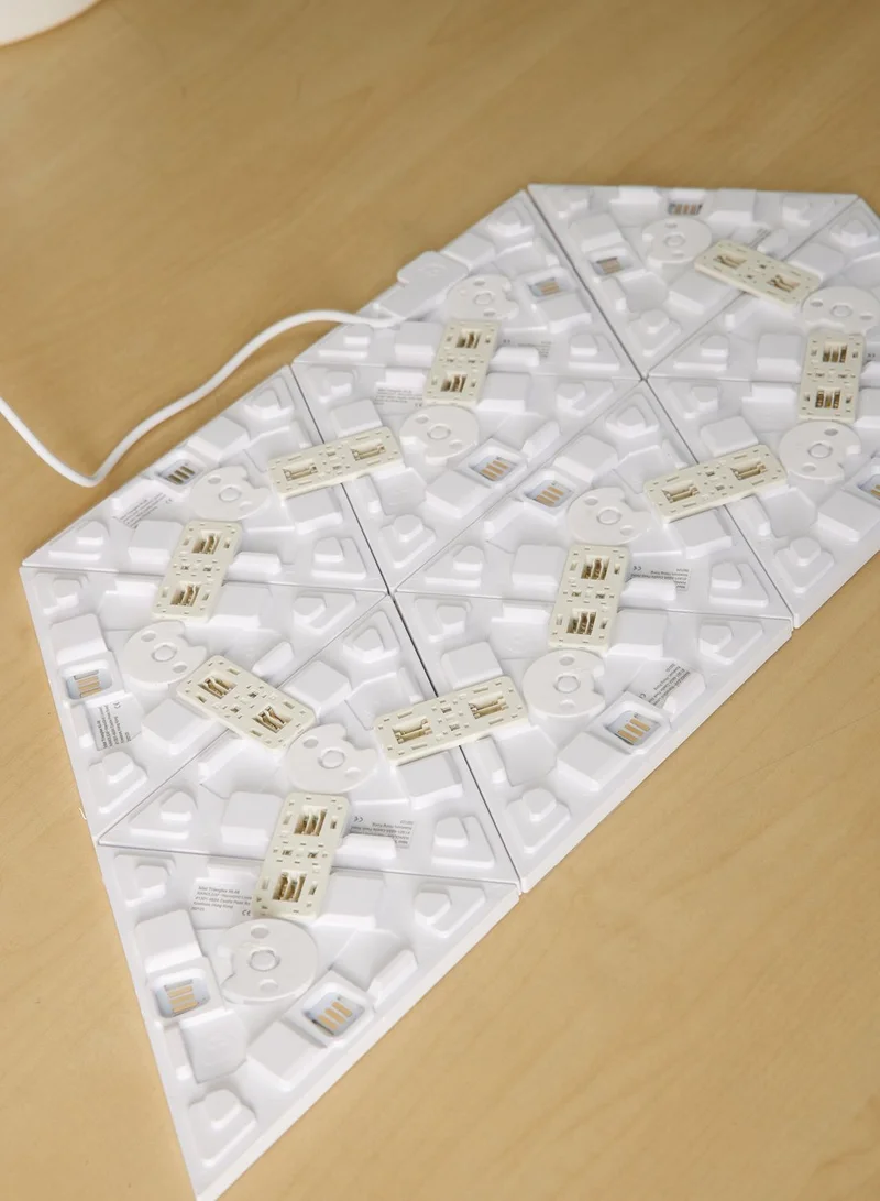 Nanoleaf Nanoleaf Shapes - Triangles Mini - White - 10 Pack - Global - Panels Only