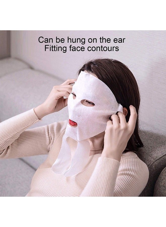 ZJchao Disposable Face Mask Face Mask Sheets Moisturizing Paper 100 Pcs Disposable Face Mask Compressed Sheets For Home Travel Use Diy Facial Skin Care  - Image 4