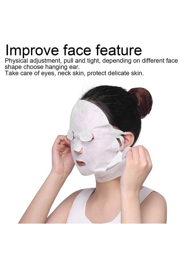 ZJchao Disposable Face Mask Face Mask Sheets Moisturizing Paper 100 Pcs Disposable Face Mask Compressed Sheets For Home Travel Use Diy Facial Skin Care  - Image 5