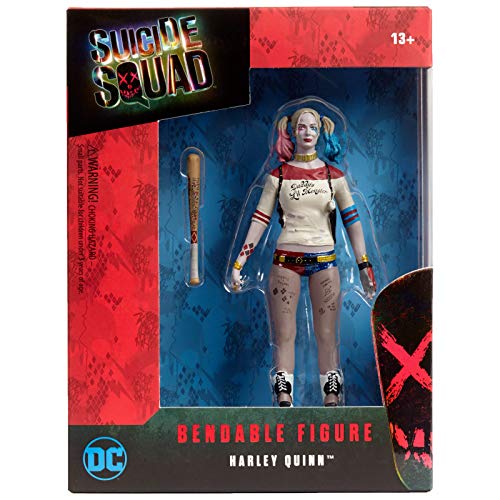 Nj Croce DC Comics NJ Croce Suicide Squad Harley Quinn Bendable Action Figure, Multicolor, 8' - Image 5