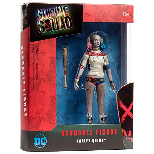 Nj Croce DC Comics NJ Croce Suicide Squad Harley Quinn Bendable Action Figure, Multicolor, 8' - Image 3