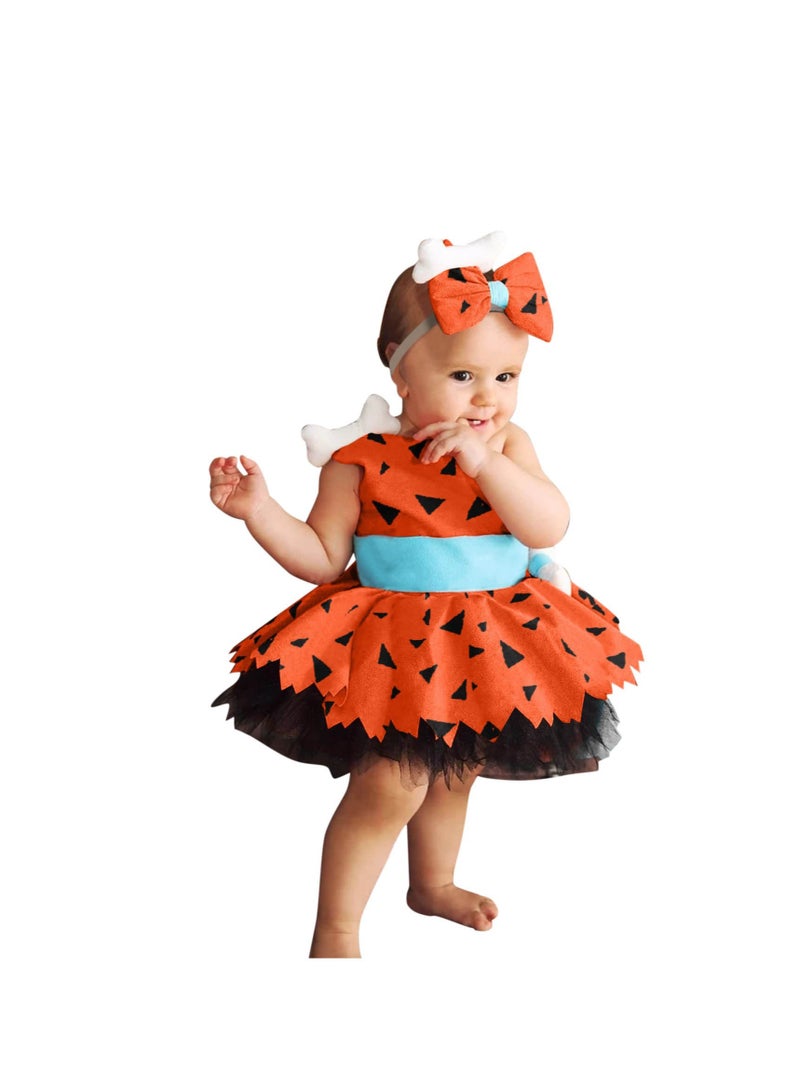 Bluejw Children's Role Playing Decorative Mesh Dress - Image 2