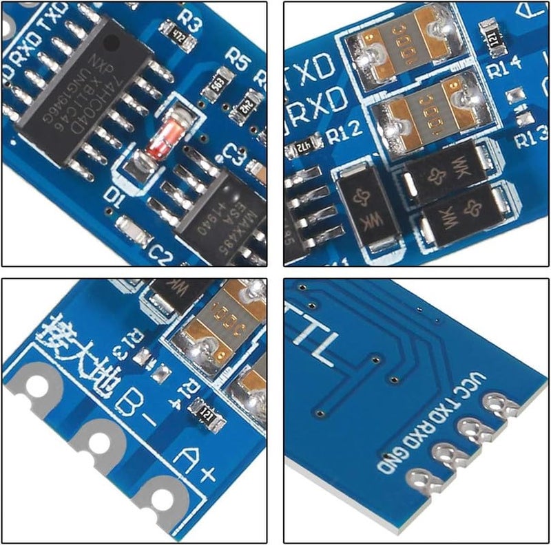 REES52 TTL to RS485 XY-017 Level Conversion Module SCM TTL to RS485 Module 485 to Serial UART Module SCM Hardware Automatic Flow Control Module 3.3V 5.5V - Image 2