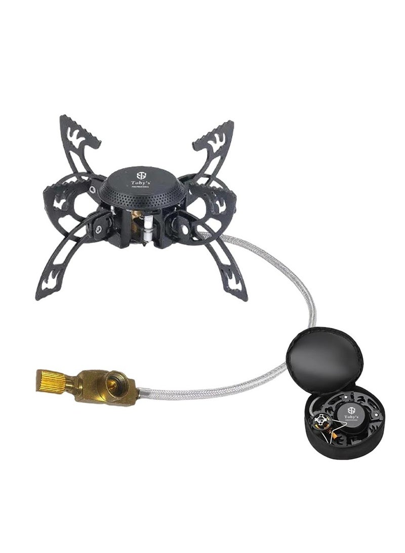 توبيز موقد توبى المحمول 23800 وات مقاوم للرياح مع إشعال بيزو + طاولة تخييم قابلة للطي خفيفة الوزن باللون الأخضر للنزهات، المشي، والشواء في الهواء الطلق - Image 5