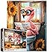 Tucocoo Flamingo on Toilet Jigsaw Puzzle for Adults 1000 Piece Funny Animal with Glasses Reading Newspaper Puzzle Quirky Bathroom Decor Sunflowers Relaxing Puzzles Fun Challenging Gift for Puzzle Lovers - Image 2