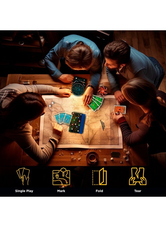 Thames & Kosmos خروج: البوابة بين العوالم | خروج: اللعبة - لعبة كوسموس | تجربة غرفة هروب منزلية مناسبة للعائلة، تعتمد على البطاقات، من 1 إلى 4 لاعبين، للأعمار 12 وما فوق - Image 4