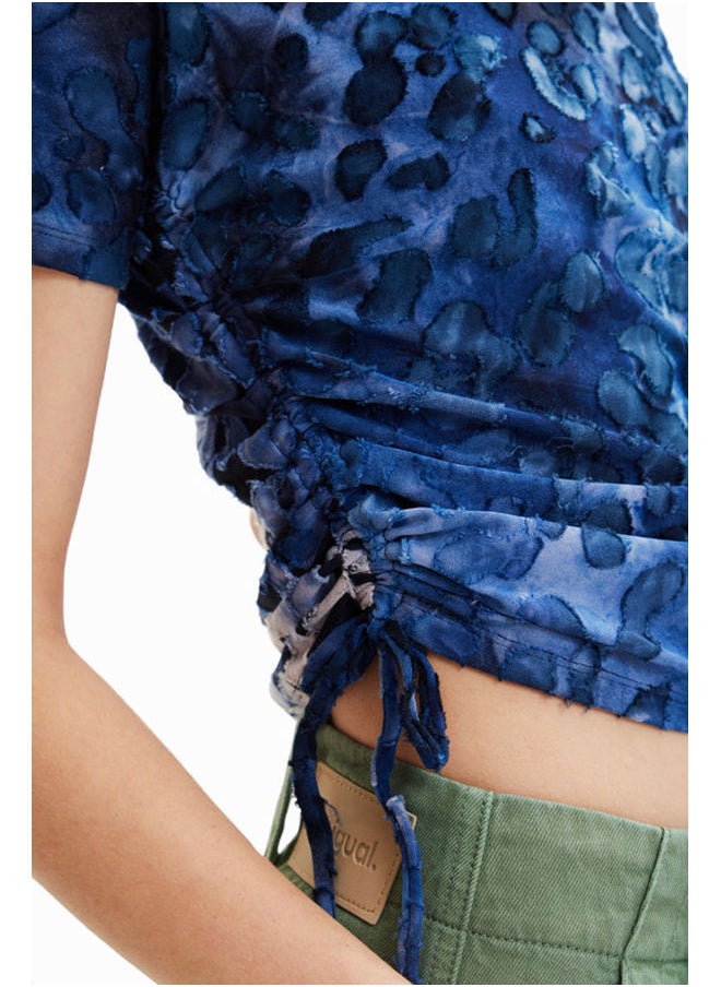 DESIGUAL - تي شيرت بطبعة حيوانية رفيعة - Image 1