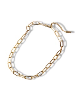 18K Divine Elegance Jewelry - Elegant Box Chain Necklace, Manifesting Timeless Sophistication for Women, an Ideal Gift for Every Occasion