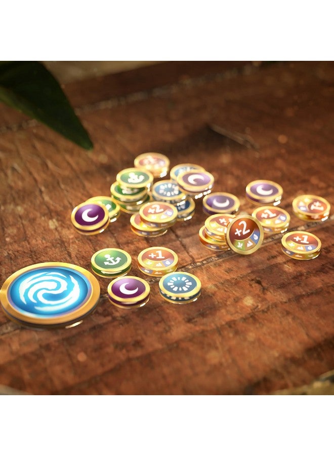 Gamegenic Gamegenic Altered Premium Markers - Officially Licensed, 26-Piece Acrylic Game Tokens for TCG, Vibrant Designs, Includes First Player, Anchored, Fleeting, Asleep & Double-Sided Boost Markers - Image 5
