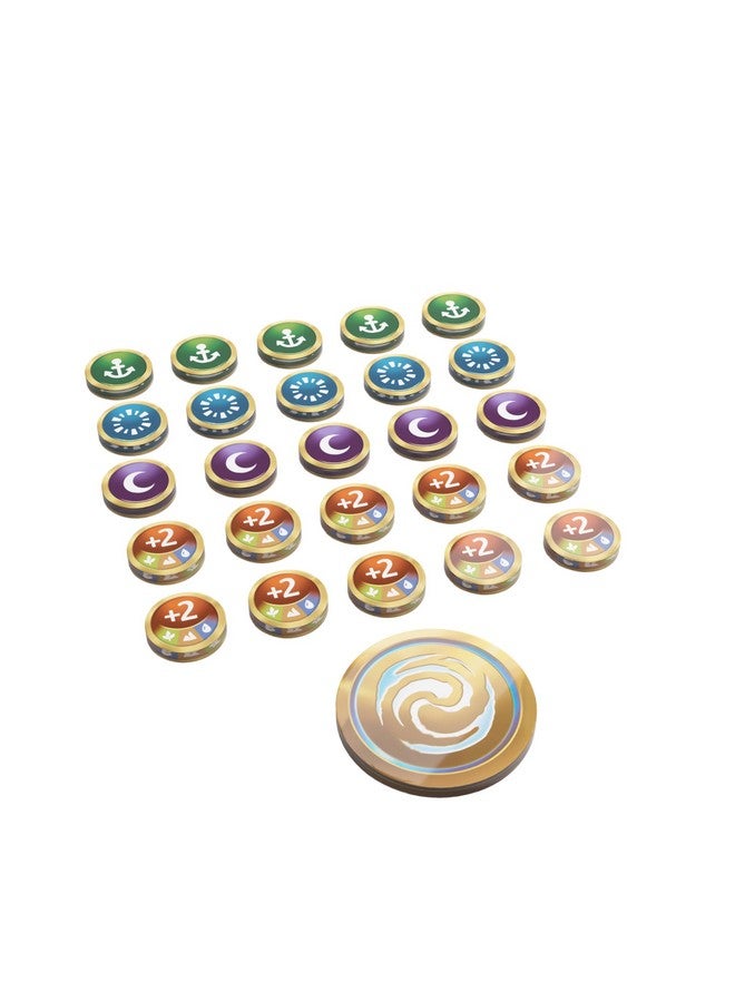 Gamegenic Gamegenic Altered Premium Markers - Officially Licensed, 26-Piece Acrylic Game Tokens for TCG, Vibrant Designs, Includes First Player, Anchored, Fleeting, Asleep & Double-Sided Boost Markers - Image 2