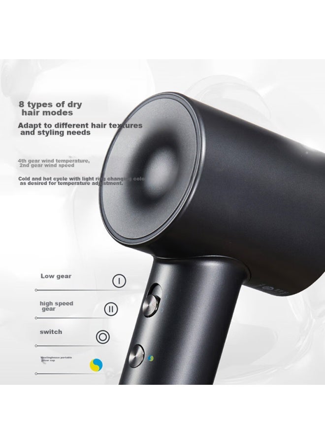 ShowSee Xiaoshi 110,000 Rpm High-speed Hair Dryer For Home Use, High-concentration Negative Ion Hair Protection, Powerful Airflow, Quick-drying, Noise-reducing, Brushless Electric Hair Dryer, Gift For Girlfriend/family, A18-gy - Image 5