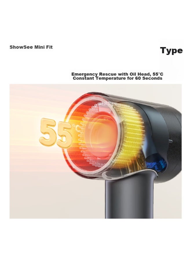 ShowSee Xiaoshi 110,000 Rpm High-speed Hair Dryer For Home Use, High-concentration Negative Ion Hair Protection, Powerful Airflow, Quick-drying, Noise-reducing, Brushless Electric Hair Dryer, Gift For Girlfriend/family, A18-gy - Image 1