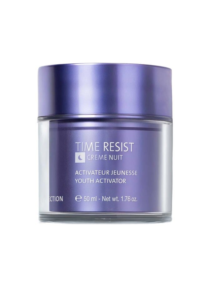 Yonka Time Resist Nuit (50ml) Anti-Aging Night Cream with Youth Activating Complex and Shea Butter, Firming Anti-Wrinkle Moisturizer for Face and Neck, Paraben-Free - Image 1