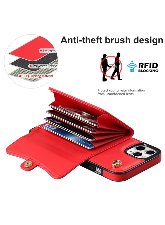 Zaboon Case For iPhone 11 Pro RFID Card Slot Phone Case with Long Lanyard - Image 3