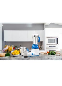 iSONIC 3-in-1 Heavy 750 Watt Mixer Grinder | Multipurpose Heavy Duty Mixer Grinder with 3 Stainless Steel Jars (1.5L,1L&.5L) - Stainless Steel Blades | 3 Speed with Incher  - Image 2
