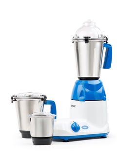 iSONIC 3-in-1 Heavy 750 Watt Mixer Grinder | Multipurpose Heavy Duty Mixer Grinder with 3 Stainless Steel Jars (1.5L,1L&.5L) - Stainless Steel Blades | 3 Speed with Incher  - Image 4