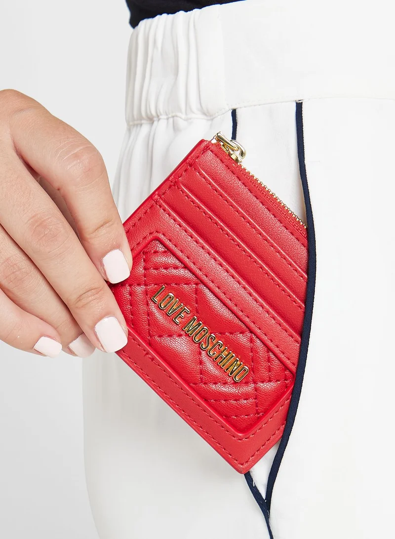 Love Moschino Quilted Wallet