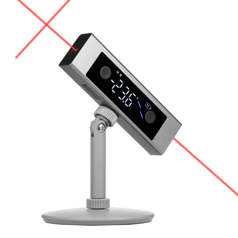 Digital Angle Finder, Rechargable Digital Angle Gauge, Wood Working Tools and Assets, Cube Inclinometer with Backlight, Fast& Precise Multifunctional Measuring Device(Dual) - Image 1