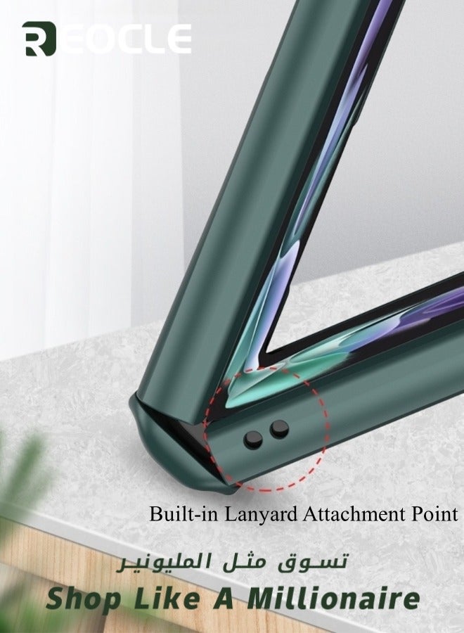 REOCLE Samsung Galaxy Z Flip 4 3 Case with Hinge Protection Full Cover Slim Case All-Inclusive Shockproof Volume Key Protection Case for Galaxy Z Flip 4 3 - Image 4