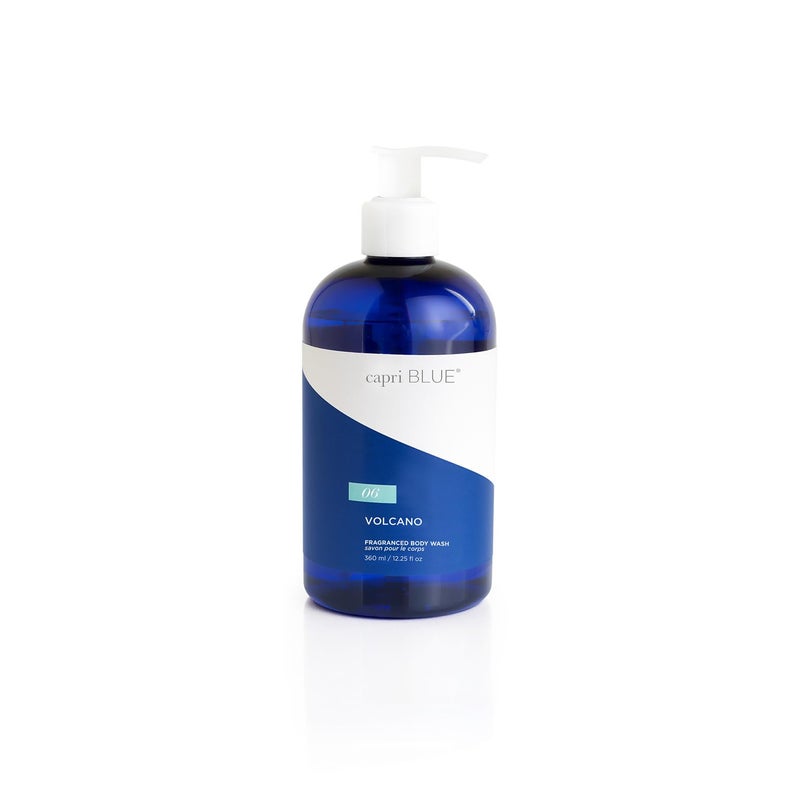Capri Blue Body Wash  Citrus and Sugar Scented Liquid Moisturizing Body Wash  Luxury Moisturizing Liquid Soap for Shower  Sulfate CrueltyFree Vegan Volcano 12 oz