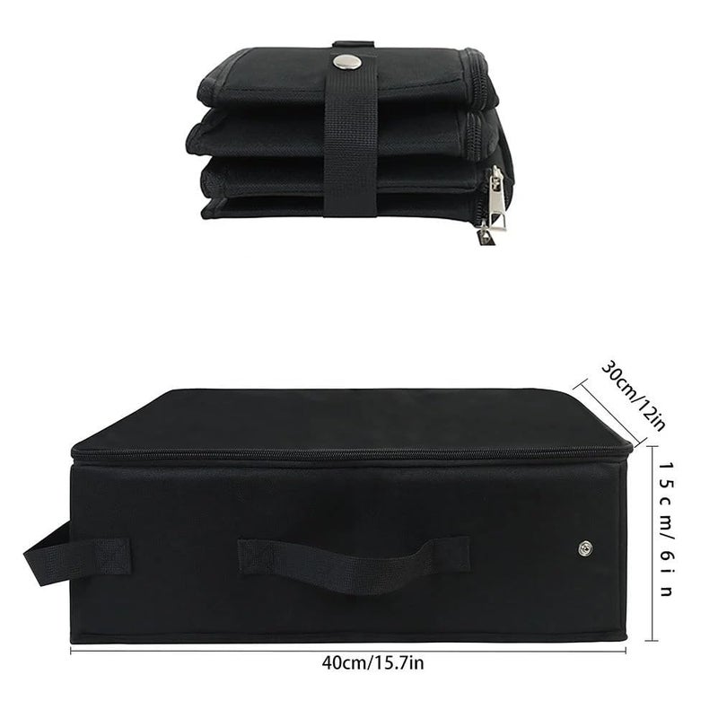 SDYQD Portable Cat Travel Litter Box with Zipped Lid, Foldable Travel Litter Box, No Leakage, No Smell, Waterproof, Easy to Carry, Easy to Use in Hotels, Car - Image 3