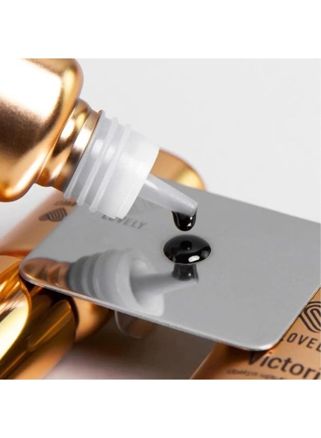 Lovely Cleopatra Glue 5ml, Russian Original – Fast Drying 0.5–1s, Extra Strong Hold 7-8 Weeks Retention, Low Fume, Professional Eyelash Extension Glue for Lash Artists - Image 3