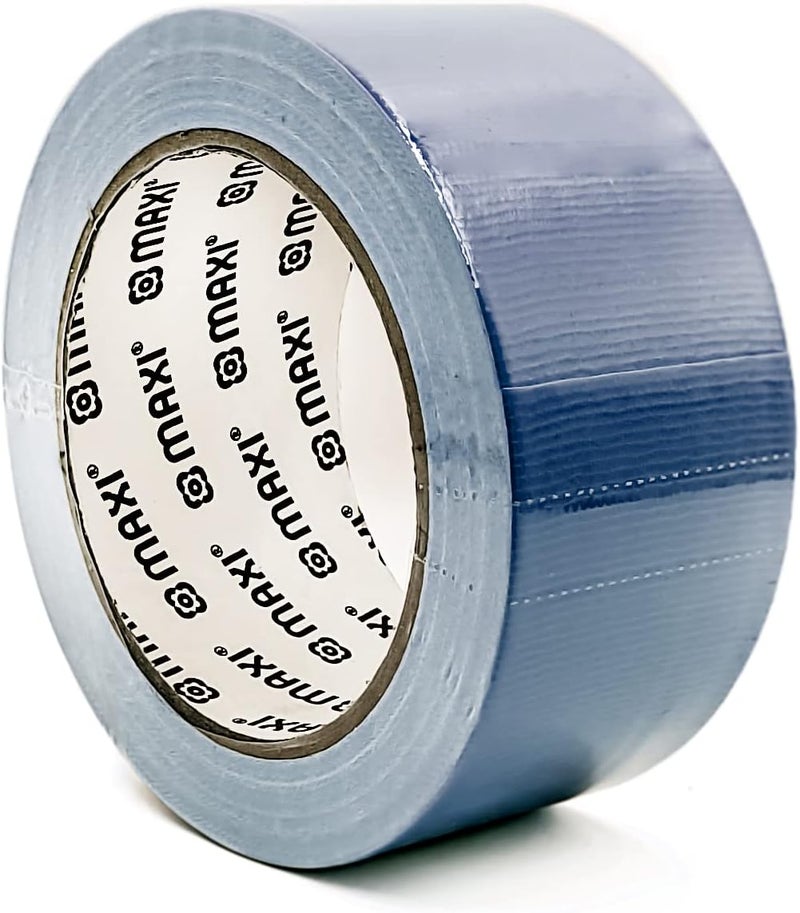Maxi Duct Tape 48mm x 25 Yards - Blue, Waterproof Heavy Duty Adhesive Tape for Patching and Sealing - Image 1