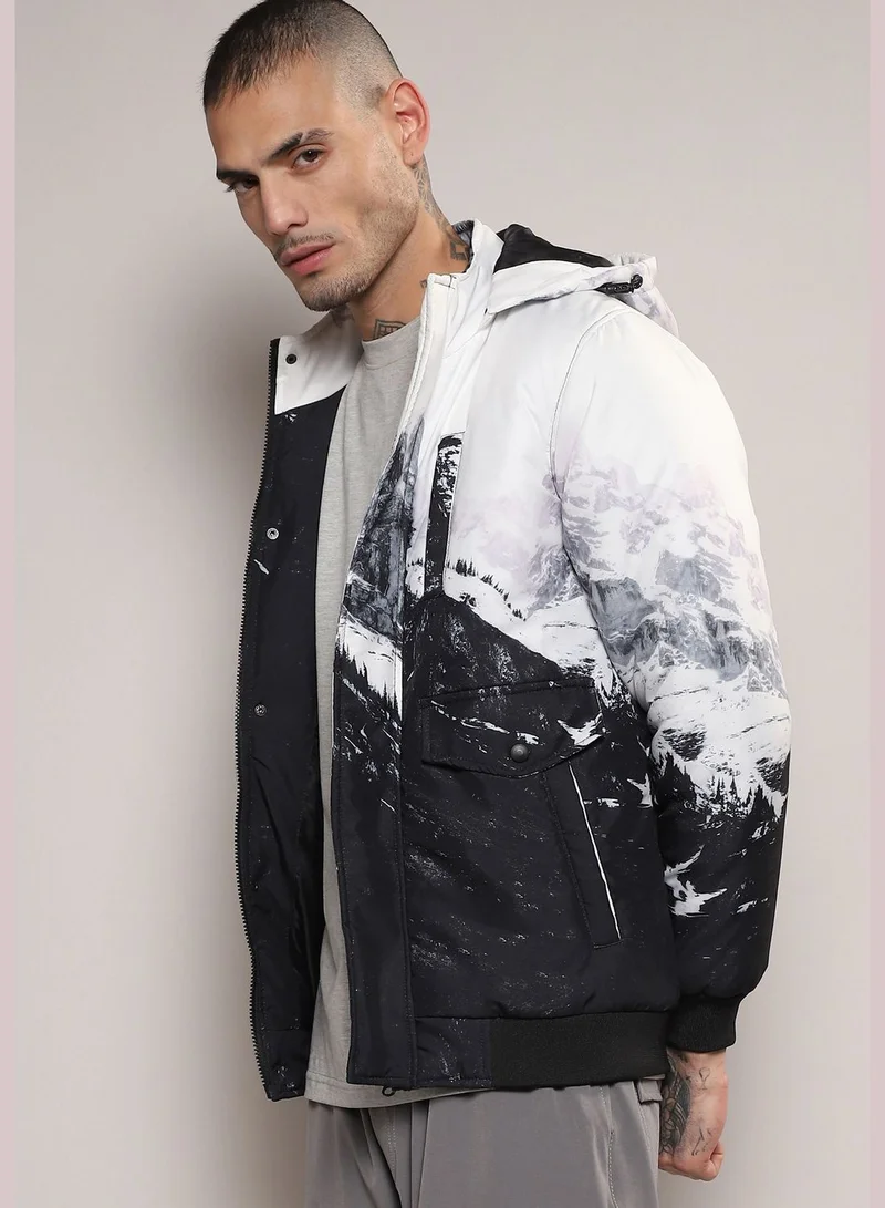 Campus Sutra Stylish Color block Jacket