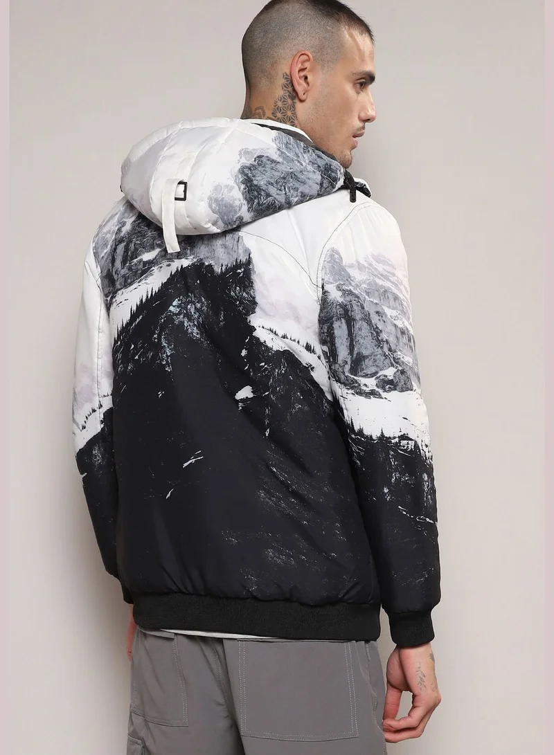 Campus Sutra Stylish Color block Jacket