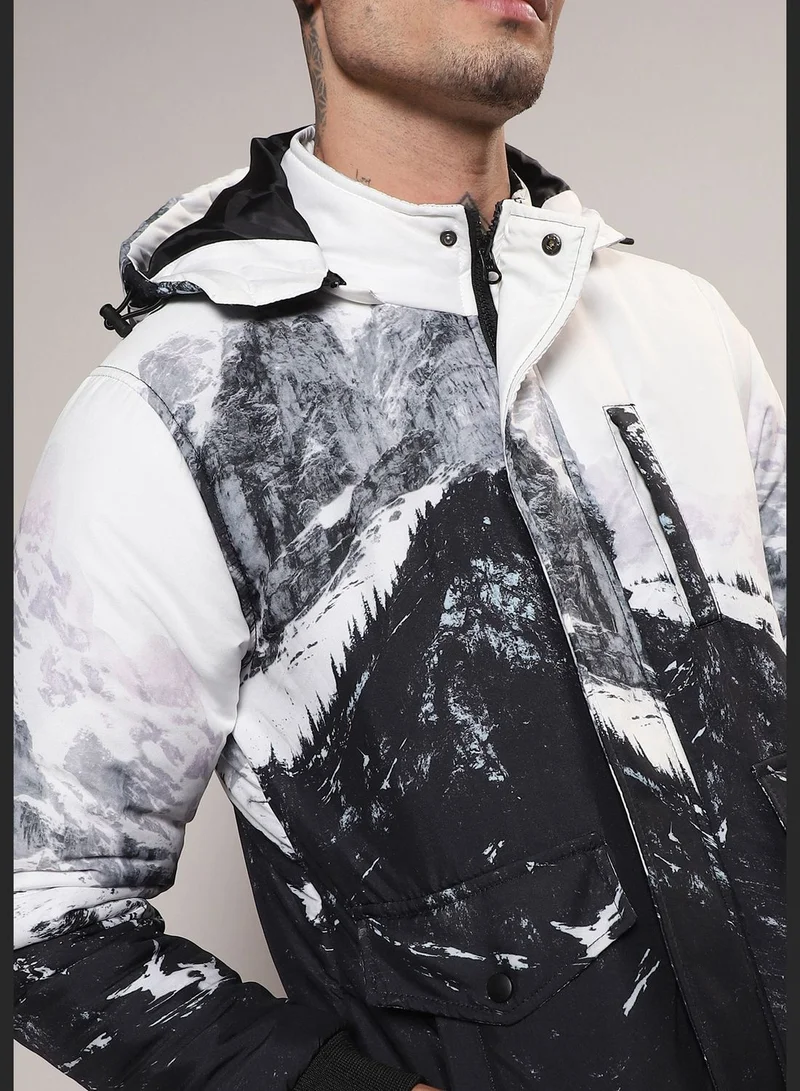 Campus Sutra Stylish Color block Jacket