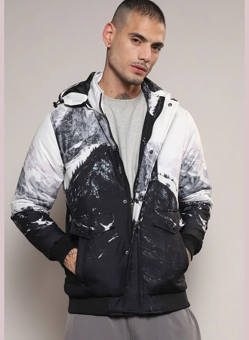 Campus Sutra Stylish Color block Jacket