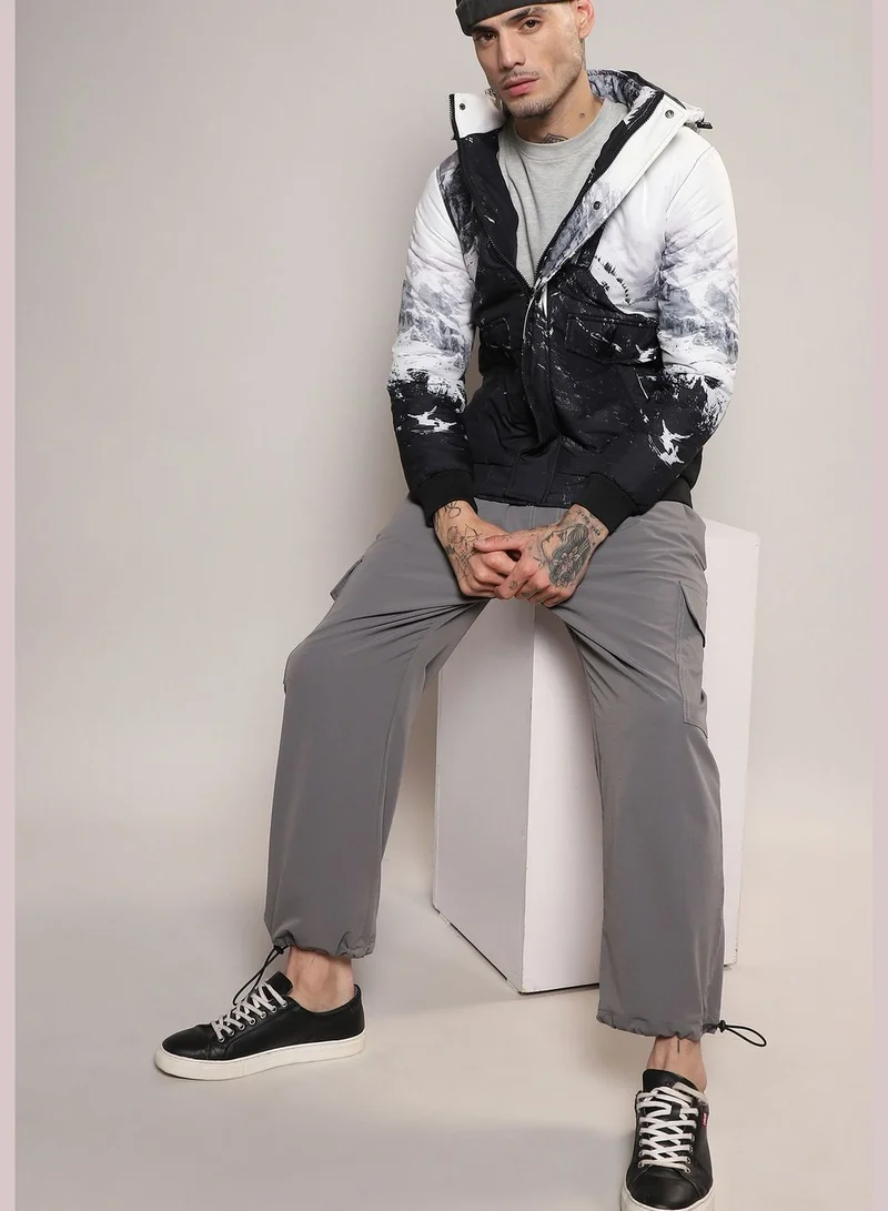 Campus Sutra Stylish Color block Jacket