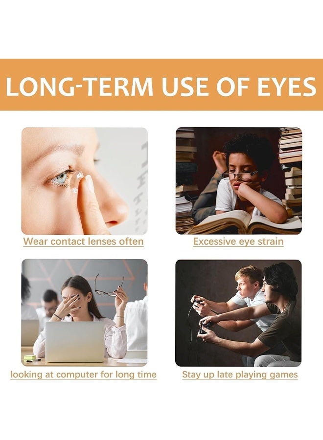 سيمونث عسل جيميريتو للعيون، قطرات عيون بعسل النحل الخالي من اللدغ، يُستخدم لترطيب العيون، وتخفيف التعب، والحفاظ على رطوبة العيون، قطرات عيون طبيعية من العسل - Image 2