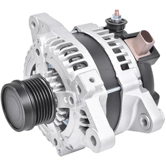 FuseRish Replacement Alternator 125Amp Compatible with Toyot-a Corolla 2014-2019 L4 1.8L, 12V CW 6-Groove Clutch Pulley, Part # 104211-3300, 27060-0T240, 11776, 290-6337 - Image 1