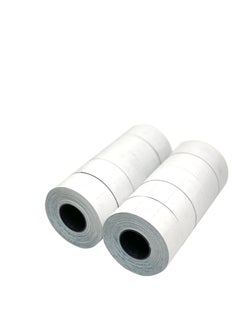 ATLAS 10-Piece Two-Line Print Price and Date Label Rolls White  - Image 3