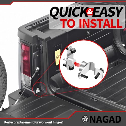 ONAGAD Tailgate Hinge Kit Compatible with 19992007 Chevrolet Chevy Silverado GMC Sierra 1500 1500HD 2500 2500HD 3500 Classic 20052006 Hummer H1 H2 H3 Replaces 3864215074252150742531507874515078746 - Image 3