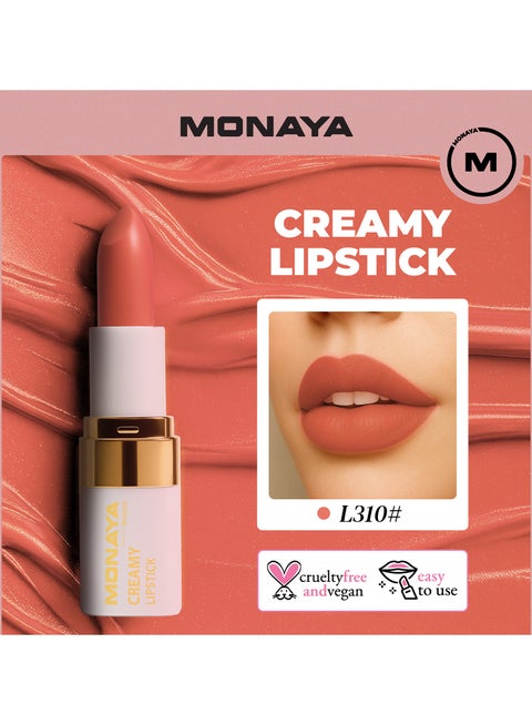 L010 روج كريمي، ألوان غنية أصلية كريمي، لمسة مات بتغطية عالية