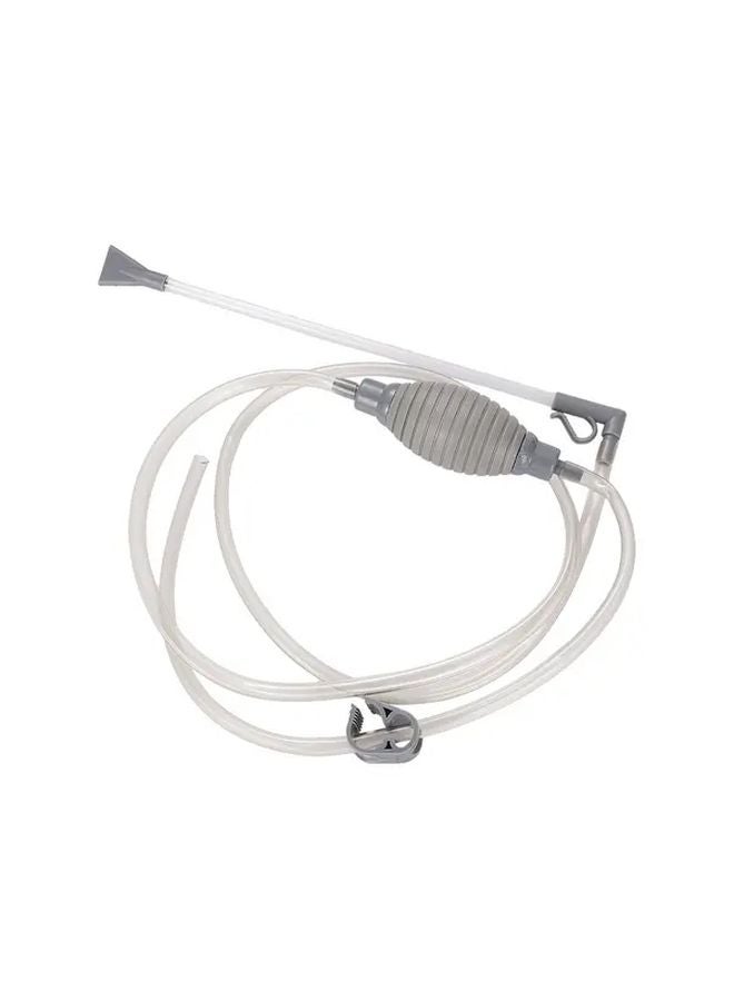 مضخة سيفون يدوية لتغيير ماء الحوض 74.8 بوصة منظف أحواض السمك بدون كهرباء - Image 1